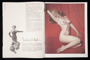Marilyn Monroe im ersten Playboy 1953